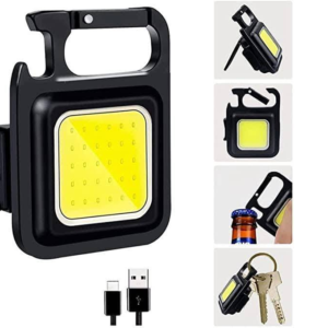Rechargable COB Metal Keychain LED Wholsale b2b wolsale.com