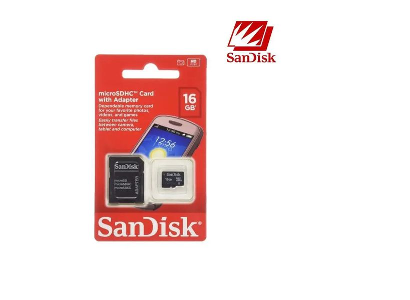 SanDisk Memory 16 GB Original Wholesale b2b wolsale.com