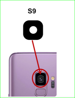 SAMSUNG S9 CAMERA GLASS Wholsale b2b wolsale.com