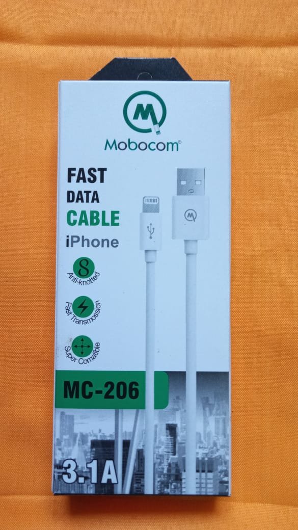 Mobcom MC-206 Fast Data Cable Wholsale b2b wolsale.com