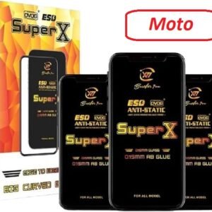 superx esd anti static glass for moto