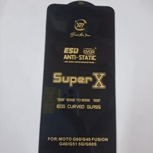 moto g60 g40 fusion g40 g51 5g g60s superx esd hd+ tempered glass wholesale