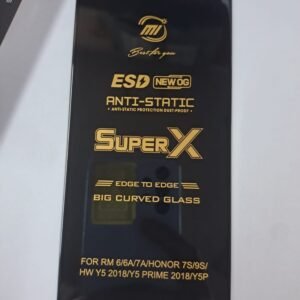 realme 6 6a 7a honor 7s 9s hauwei y5 2018 y5 prime 2018 y5p superx esd hd+ tempered glass wholesale
