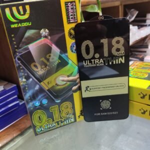 samsung s22 s23 weaddu ultra thin finger print unlock tempered glass wholesale