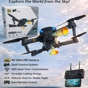 4k 998pro dual camera drone