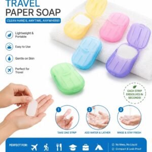 travel paper soap 20sheets one packet