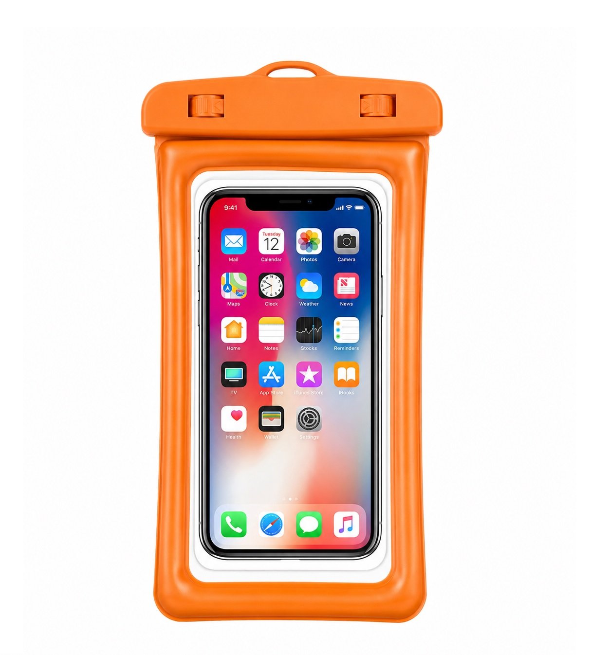 mobile rain cover with clip and bubble