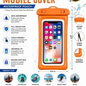 mobile rain cover with clip and bubble