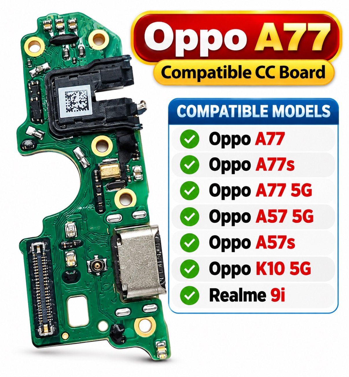 oppo a77 compatible ccboard