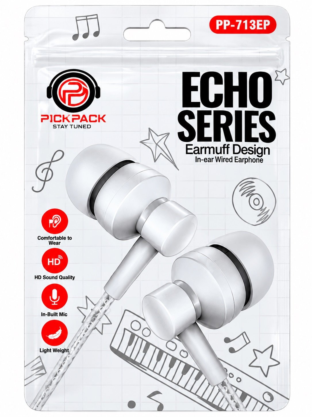 pickpack pp-713ep earphones wholesale
